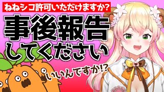 ねねシコも事後報告をしたら許可してくれるねねち【桃鈴ねね ホロライブ 切り抜き動画】