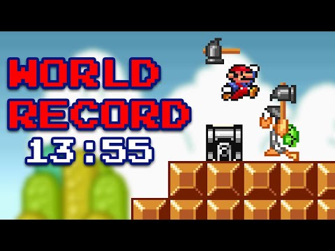 (13:55.4) Super Mario Bros.: The Lost Levels Any% D-4 Speedrun *World Record*