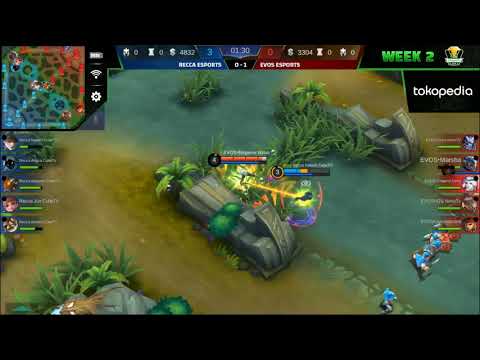 EVOS ESPORTS vs RECCA ESPORTS: IESPL #TBOF ML Game 2
