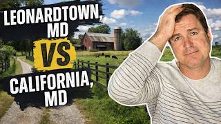 Leonardtown, MD vs California, MD: Which Is Better for Living in Southern Maryland
