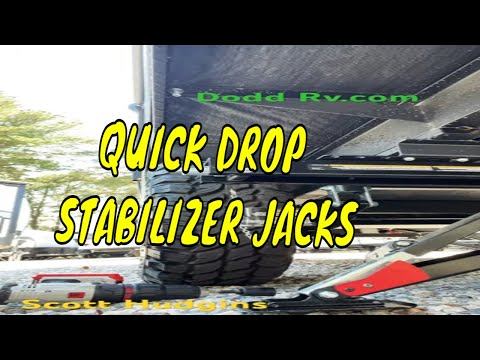 Lippert Quick Drop Stabilizer Jacks short operation Scott Hudgins Dodd RV Travel Trailer How To