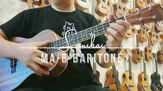 Video thumbnail for Lanikai MA-B Baritone Size Ukulele DGBE Tuning Mahogany Body @ukulele101 by Ukulele 101 Malaysia