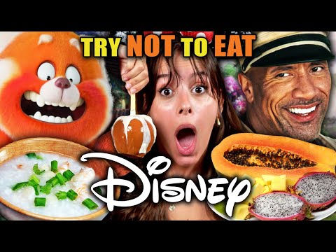 Try Not To Eat - Disney (Turning Red, Encanto, Raya & The Last Dragon) | People Vs. Food
