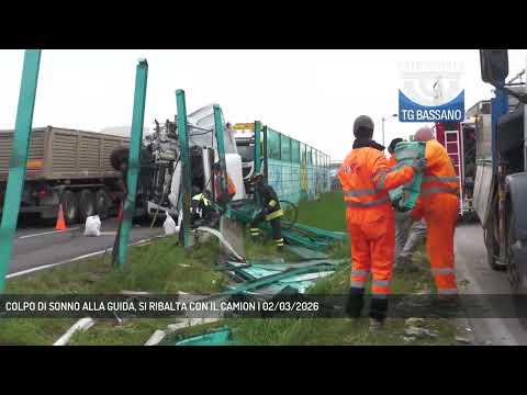 Drowsy driver rolls over with his truck | March 2, 2026