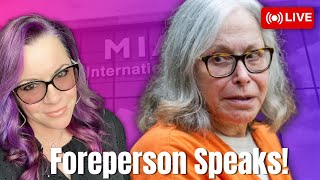 The Donna Adelson Foreperson Speaks! Sarah Boone loses another Lawyer. TikTok Defamation Trial?