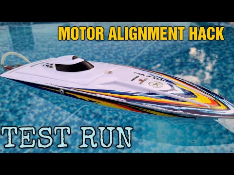 Motor & Shaft Alignment Hack Fast Electric Rc Boat - Traxxas 380, Flycolor, Aquacraft