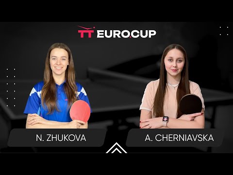 13:40 Nadiia Zhukova - : -Alina Cherniavska 21.04.2024 TT Euro.Cup Women Ukraine Star. TABLE 4
