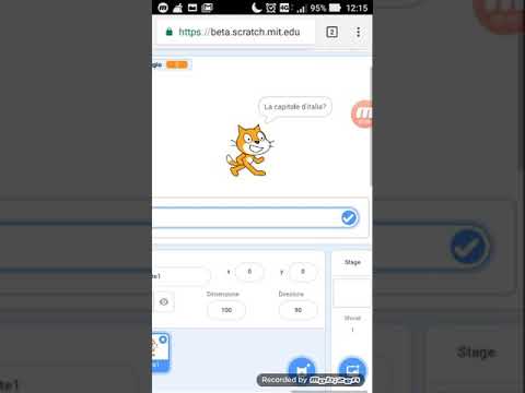 Scratch questionario a punti aggiunge e toglie punteggio
