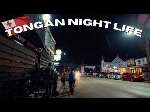Checking Out the Tongan 🇹🇴 Night Life 🌙: 1 Hour Walk from Tofoa to Nuku'alofa (Uncut)