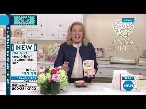 HSN | Anna Griffin Elegant Paper Crafting - 12th Anniversary 01.18.2022 - 02 AM