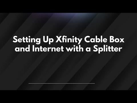 Cable Splitter For Xfinity