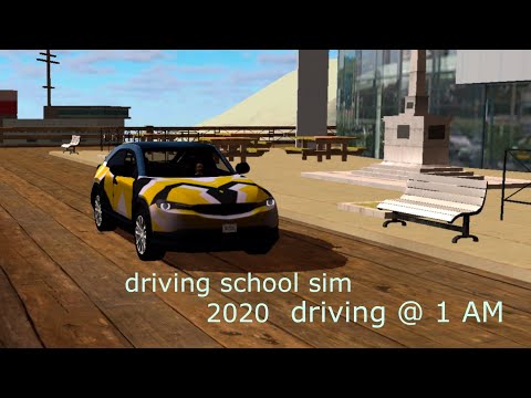 driving school sim '20 | driving @ midnight | 4k