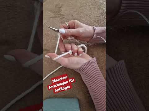 Casting on stitches: Instructions for beginners - learn to knit - Easy Knitting, Easy Crochet