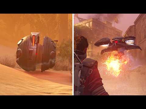 Arc Raiders Firefly & Comet Enemy Showcase