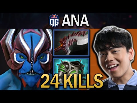 OG.ANA SMURF NIGHTSTALKER WITH 24 KILLS & CUIRASS - DOTA 2 PRO GAMEPLAY