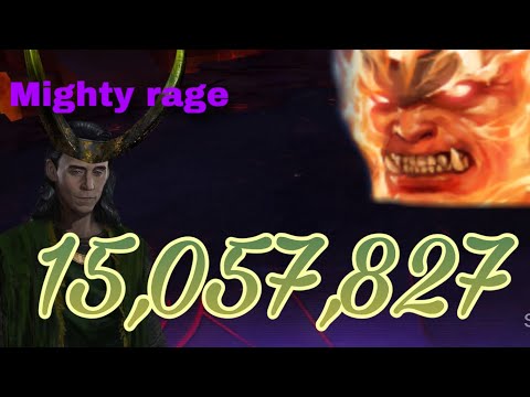 Loki ABL 15M cap | mighty rage | gameplay guide pt2 - Marvel Future Fight
