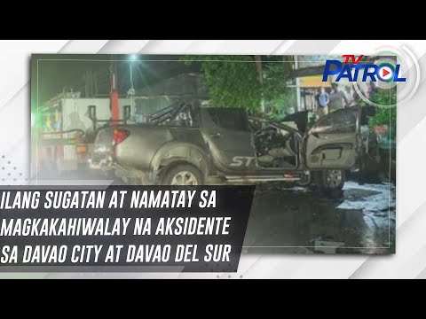 Ilang sugatan at namatay sa magkakahiwalay na aksidente sa Davao City at Davao Del Sur TV Patrol