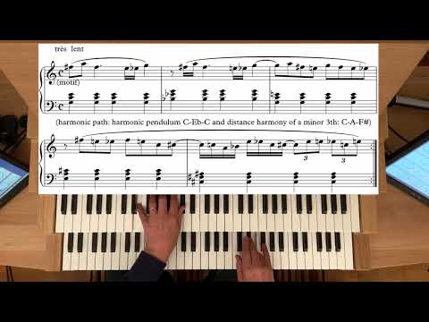 Fascination Organ Improvisation - 2th mode of Olivier Messiaen - Half tone-whole tone scale