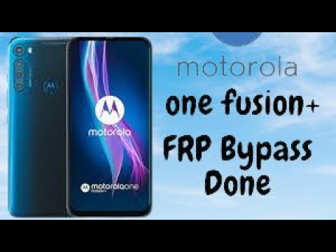 Motorola One Fusion PLUS FRP Bypass Reset Google Account No Apk Install unlock google account lock