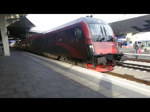ÖBB Railjet IC 543 ✈ Hauptbahnhof in Wien