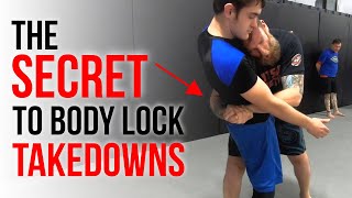 The &#39;Secret&#39; To Body Lock Takedowns + 2 Submissions (Kimura + Choke)
