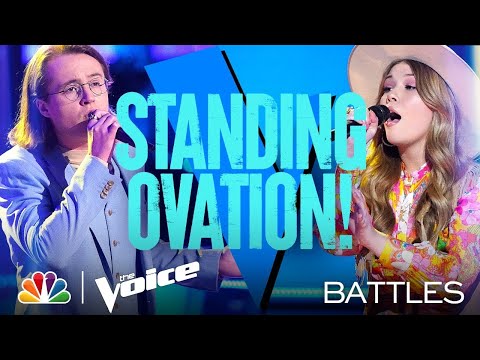 Rachel Mac vs. Bradley Sinclair - Elton John's "Your Song" - The Voice Battles 2021