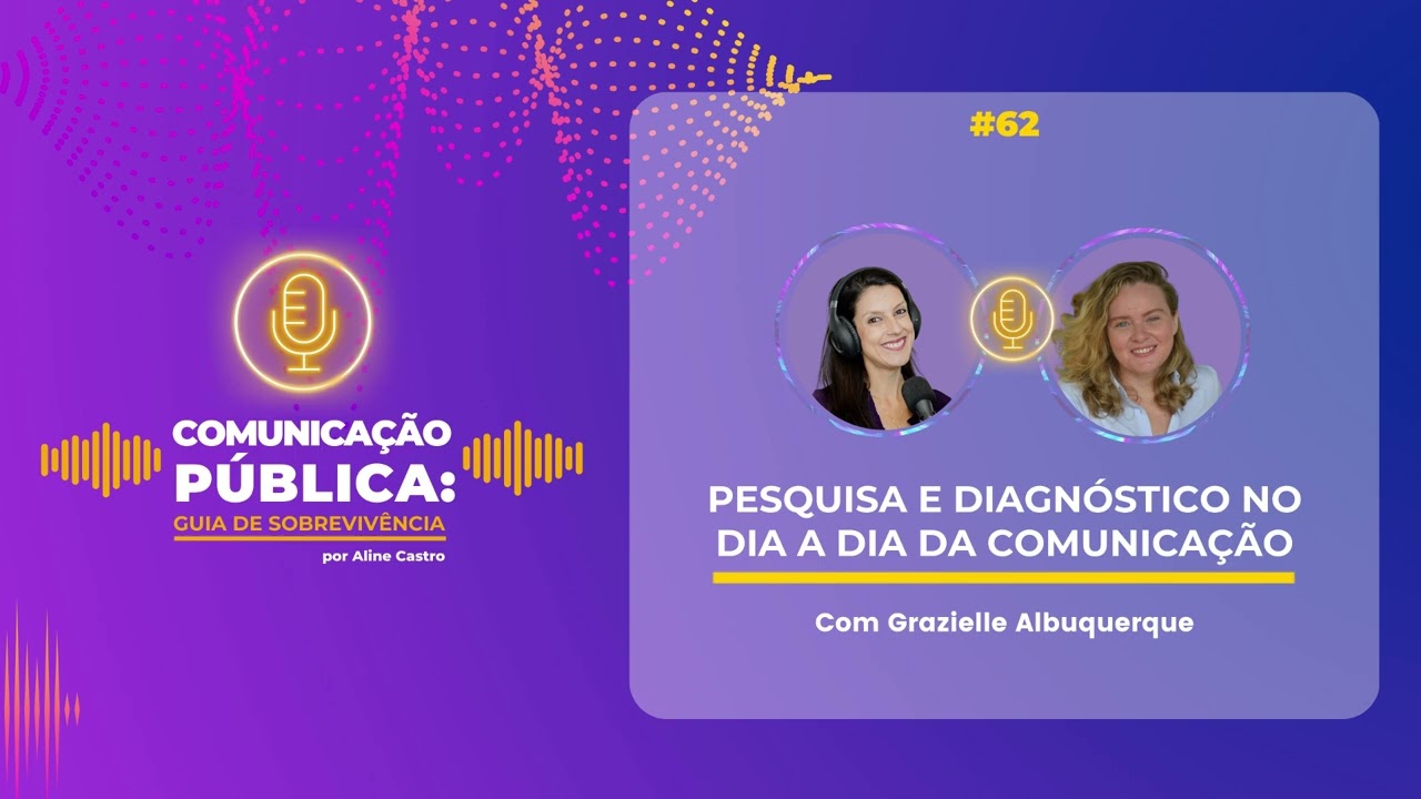 #62 Pesquisa e diagnóstico no dia a dia da comunicação | Grazielle Albuquerque