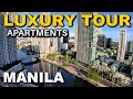 LUXURY Living In The Philippines  Cost of Living Apartment Tour in Manila #philippines  #luxury