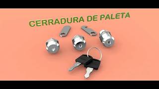 CHAPA DE PALETA Y GANCHO PARA MUEBLE