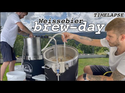 Brew day - Weissbier with kveik (timelapse)