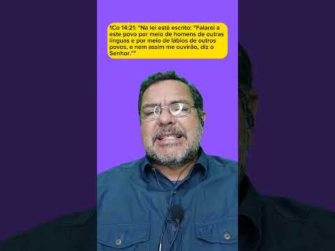 O dom de línguas sempre foi idiomas.