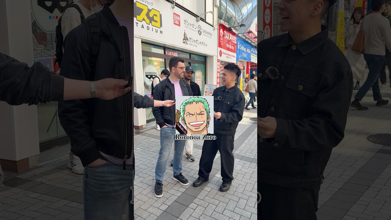 外国人にいろんなアニメの声真似したら反応ヤバすぎたwww#声真似 #アニメ #anime #fyp#shorts