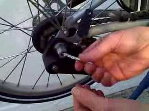 Brompton SRAM gear cable indicator chain adjustment