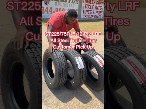 ST225/75R15 12-Ply Load Range F All Steel Trailer Tires. In store Pick Up.