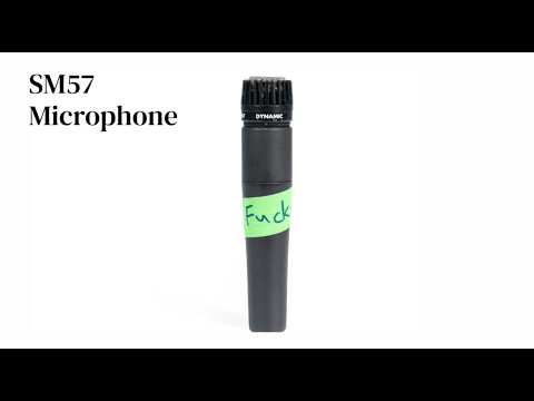 Shure SM57 "FUCK" Microphone from A Perfect Circle