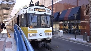 preview picture of video 'Metro Blue Line at Downtown Long Beach Station'