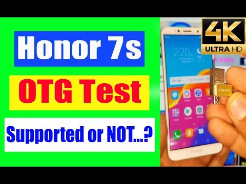 (4K) Honor 7S DUA-L22 OTG Test Supported or Not Supported
