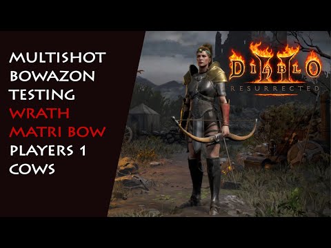 Physical Bowazon Series: Wrath Matriarchal Bow, P1 Cows - Diablo 2 Resurrected