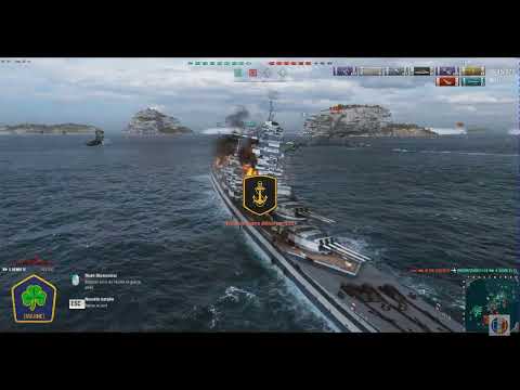 World of Warships.               Navire X HENRI IV.