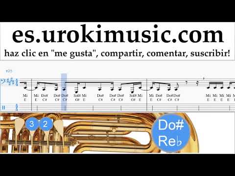 Tutorial de Tuba Silvestre Dangond Nicky Jam - Cásate Conmigo Clases Notas Parte#2 um-i927