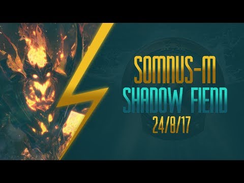 Somnus-M (LGD-GAMING) Shadow Fiend 24/8/17  Dota2 Best MMR Ranked Full Gameplay