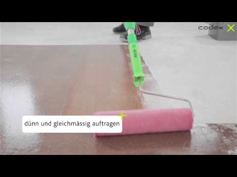 Calciumsulfatestriche/AFE absperren für die Verlegung von Großformatfliesern mit codex FG 500