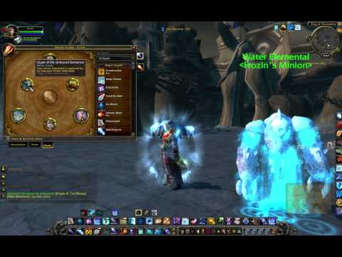 New mage Water elemental world of warcraft