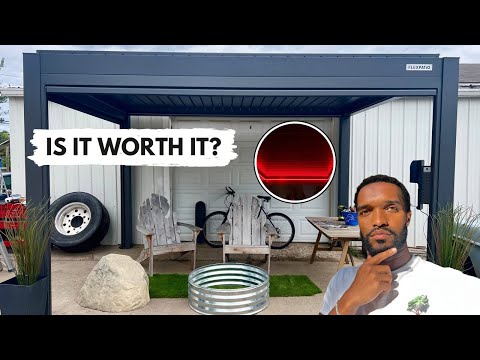 Honest Louvered Pergola Review - FlexPatio Pergola - Is This The Best Motorized Pergola EVER?!