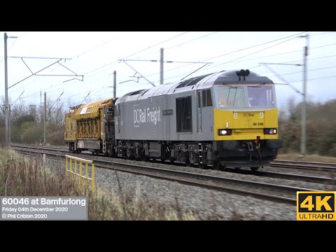 60046 & The Railvac at Bamfurlong - 04th December 2020