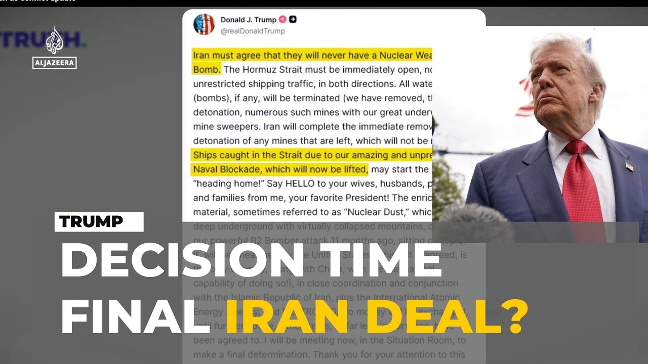 Trump Signals ‘Final Determination’ on Iran Deal as Talks Intensify