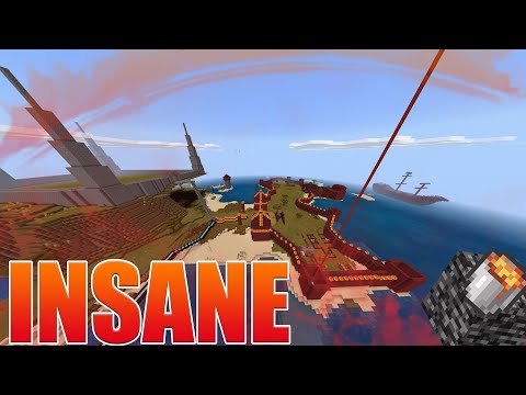 Mikel - THE MOST INSANE MEGA BASE ON THE MINECRAFT BEDROCK ANARCHY REALM!