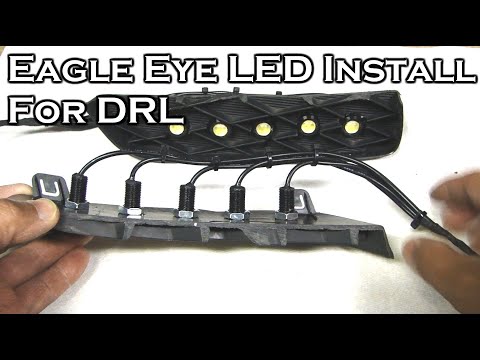 3 Watt Eagle Eye LED Install for DRL