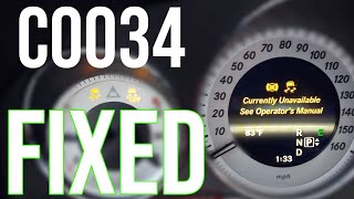 C0034 Code Mercedes Benz GLK350 Abs Speed Sensor repair/replace