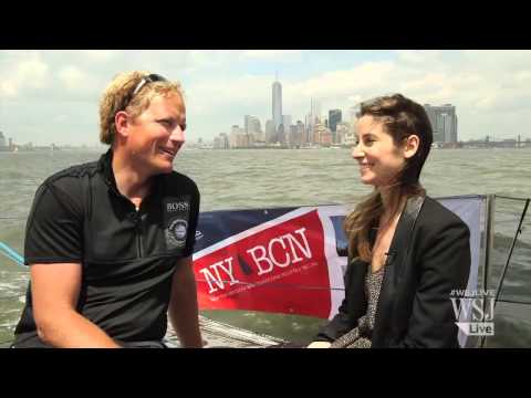 Racing Acoss the Atlantic in a High Tech Yacht